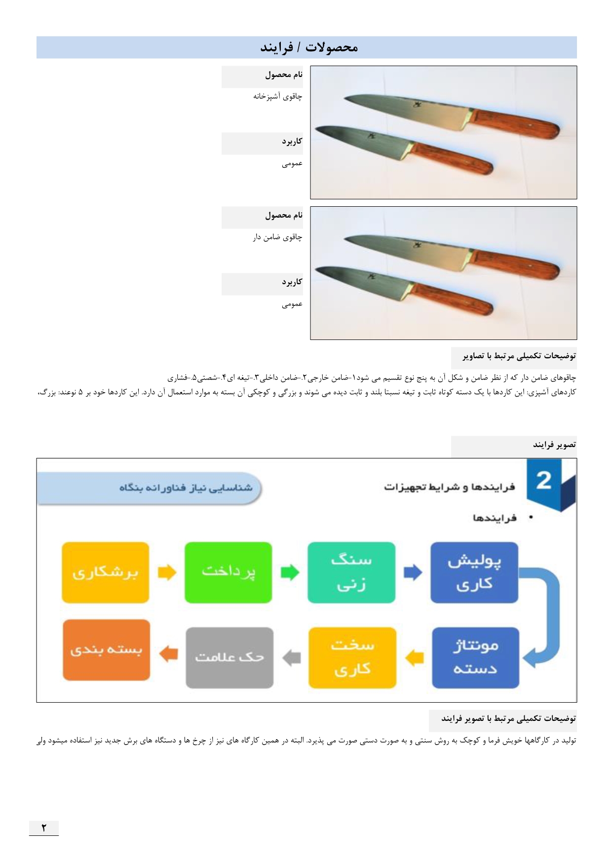 شناسایی و مستند سازی نیاز فناورانه ذینفعان خوشه چاقو